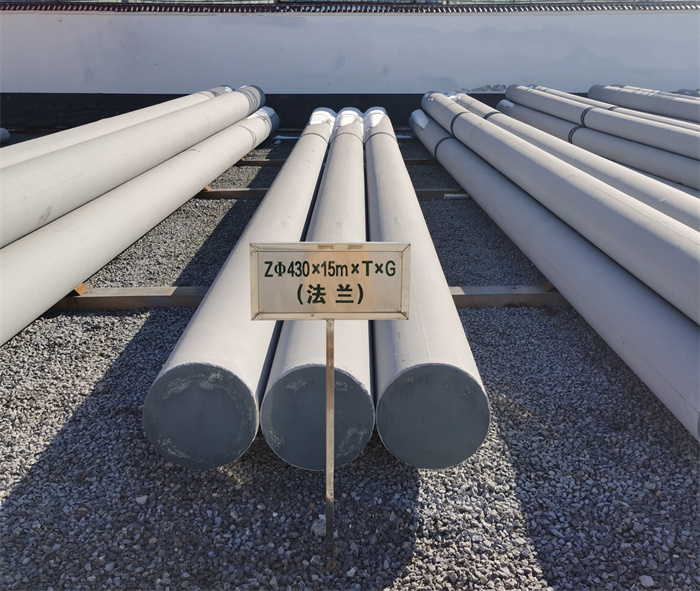 东丰430×15米×T×G砼电力电杆